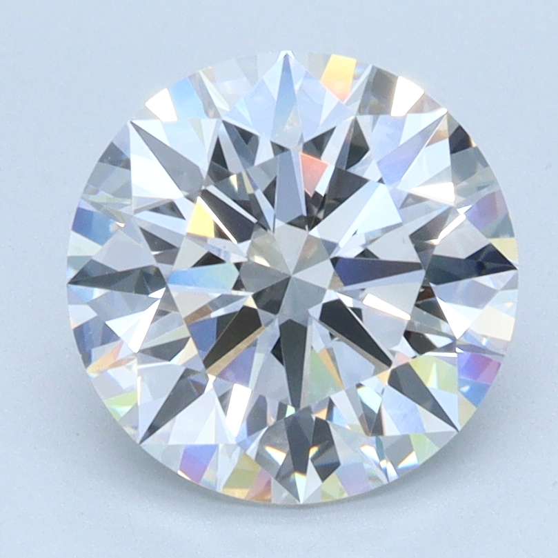 2.03 Carat Round Cut Lab Diamond