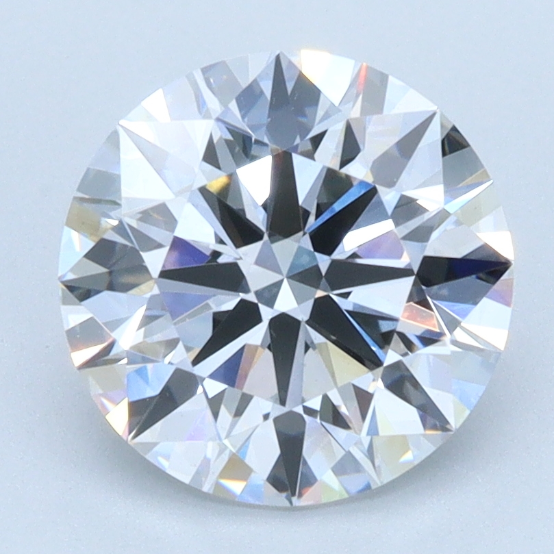 2.08 Carat Round Cut Lab Diamond