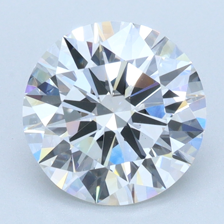 1.67 Carat Round Cut Lab Diamond