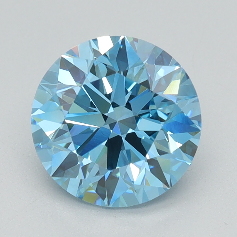 1.50ct Round Blue VVS2 Lab-Grown Diamond
