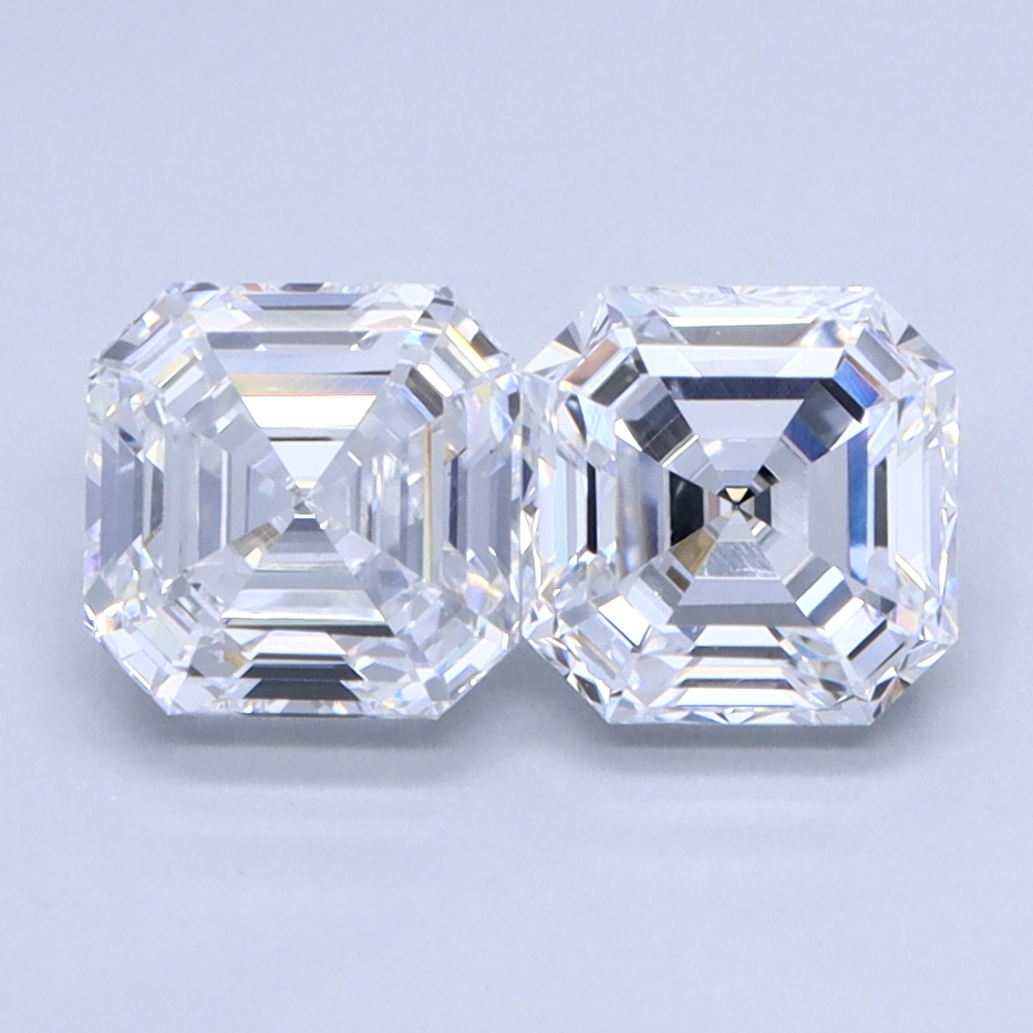 1.62 Carat Asscher Cut Lab Diamond