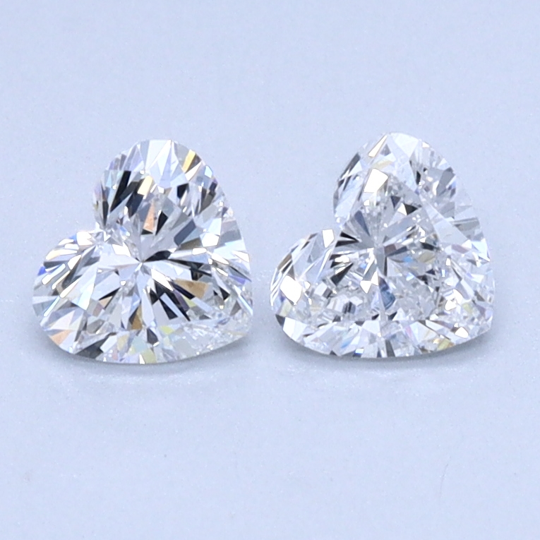 0.52 Carat Heart Cut Lab Diamond