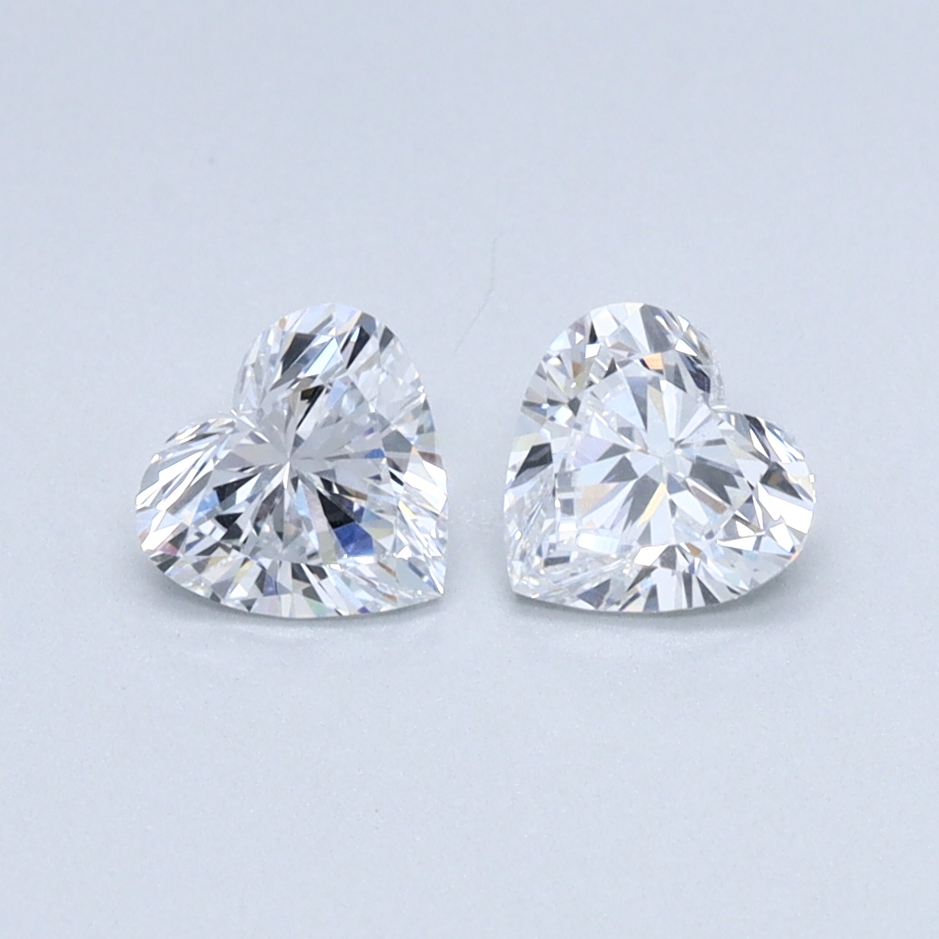 0.76 Carat Heart Cut Lab Diamond