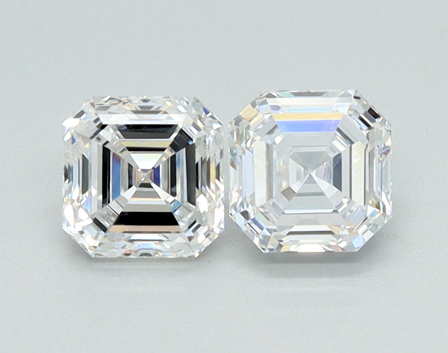 2.45 Carat Asscher Cut Lab Diamond