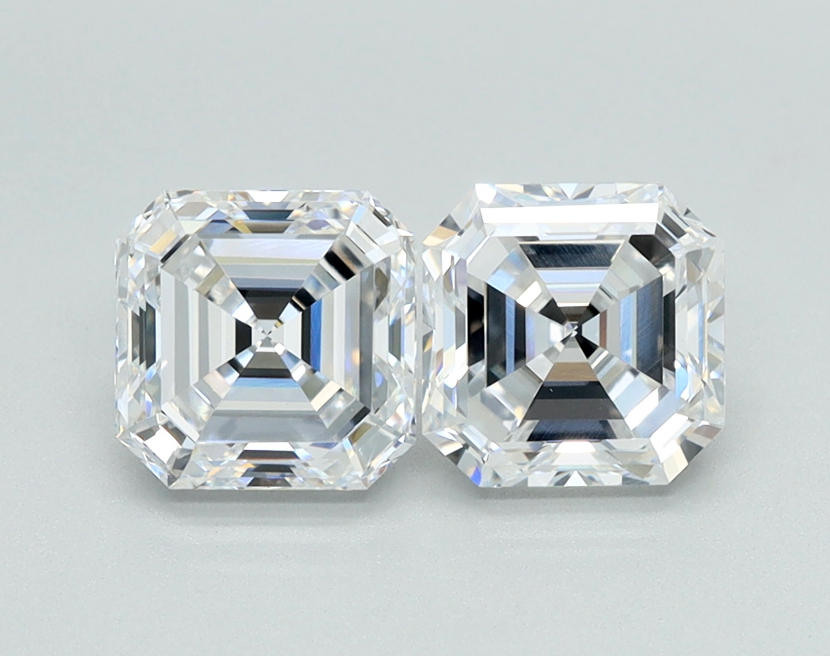 3.08 Carat Asscher Cut Lab Diamond