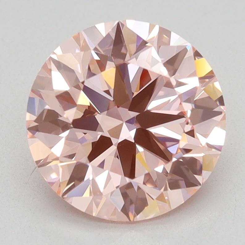 2.00ct Round Bubble Gum Pink VVS2 Lab-Grown Diamond