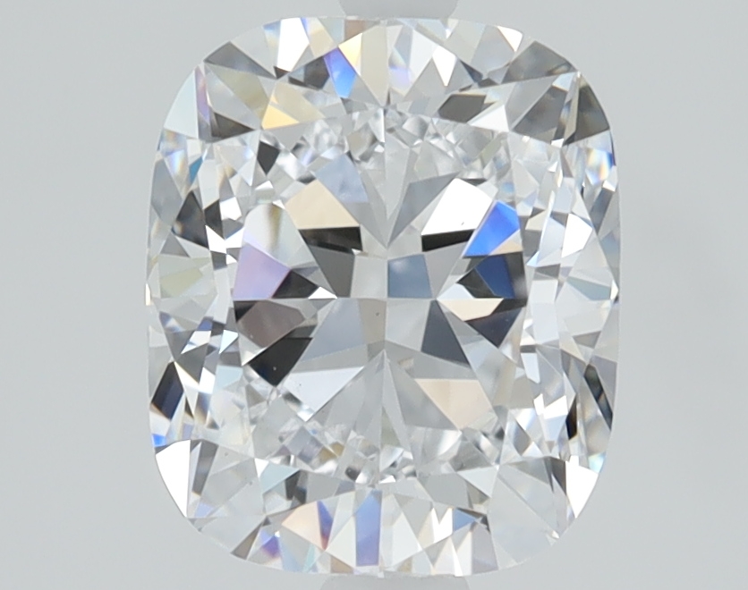 1.53 carat Cushion lab grown diamond, D color, VS2 clarity