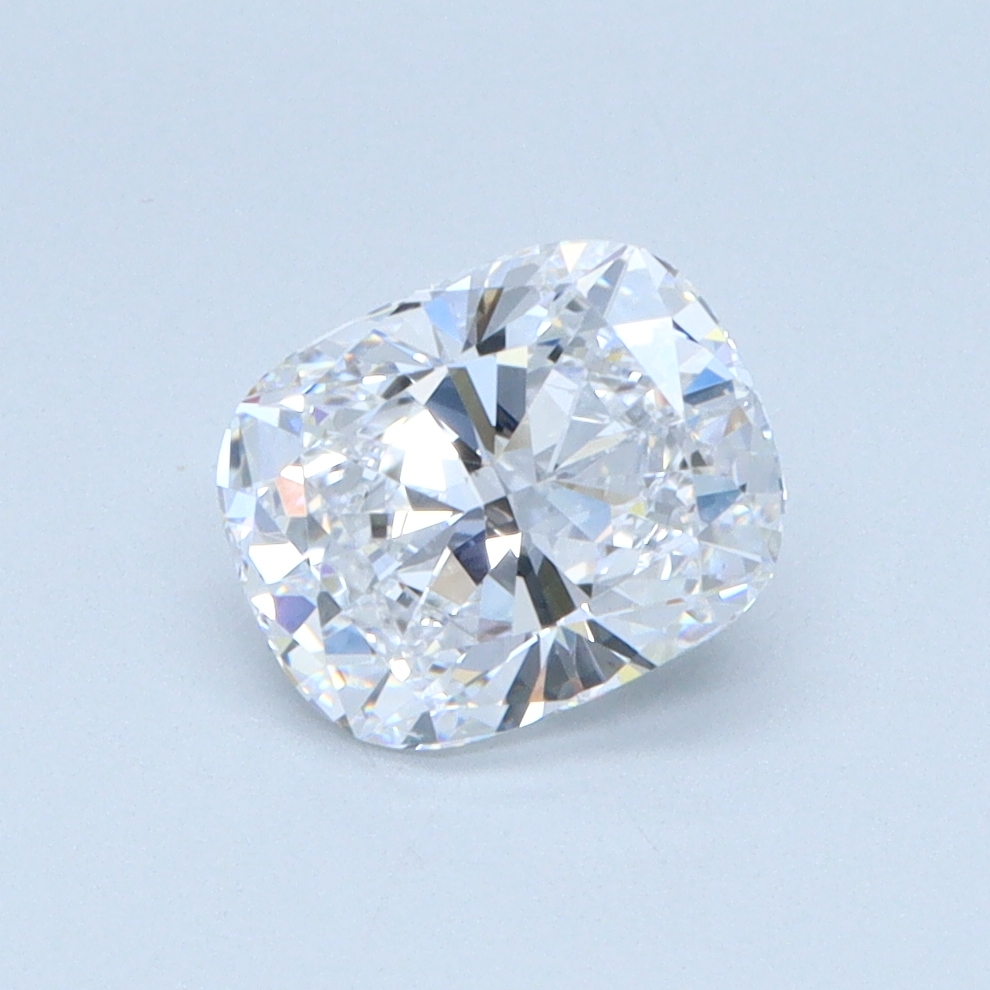 1.02 carat Cushion lab grown diamond, D color, VS1 clarity