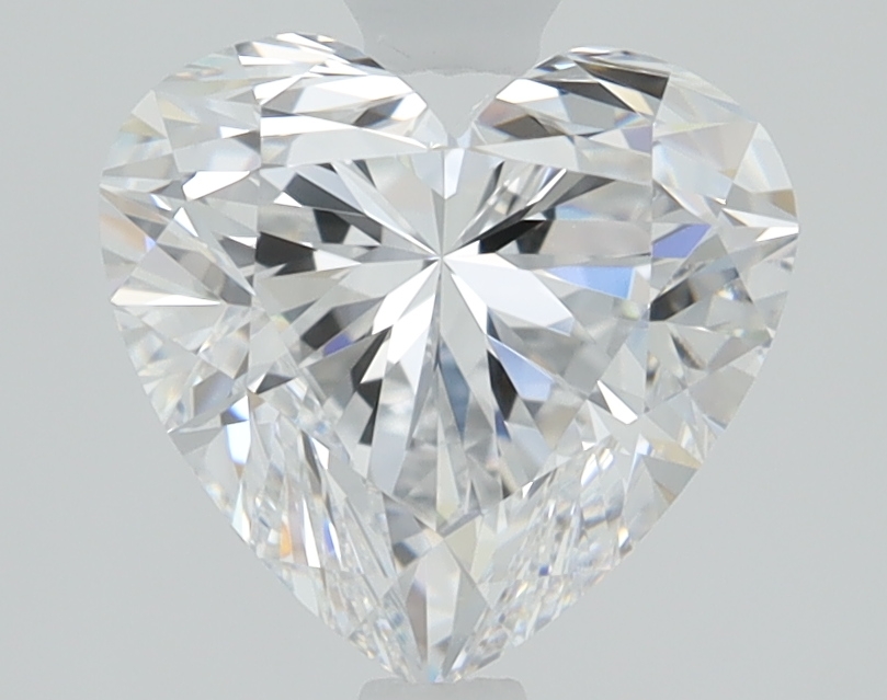 1.53 carat Heart lab grown diamond, D color, VS1 clarity