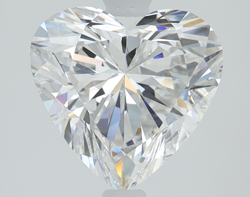 1.42 carat Heart lab grown diamond, E color, VS1 clarity