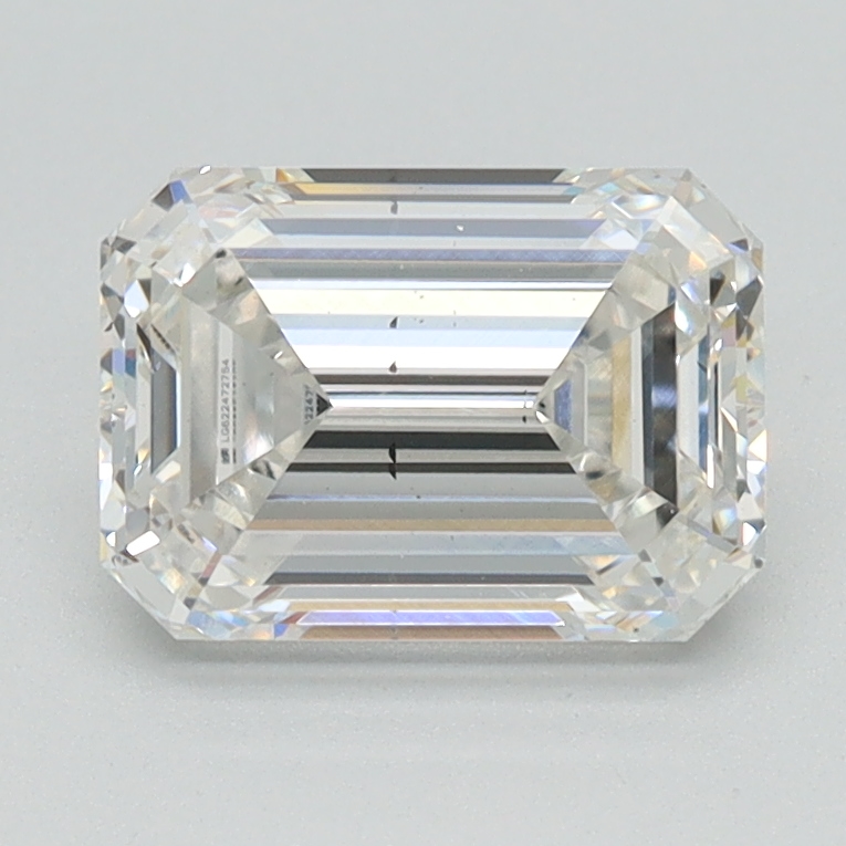 1.52 carat Emerald lab grown diamond, G color, VS2 clarity