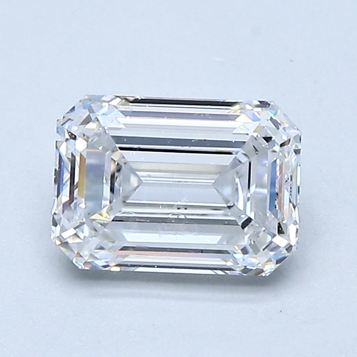 1.02 carat Emerald lab grown diamond, D color, VS2 clarity