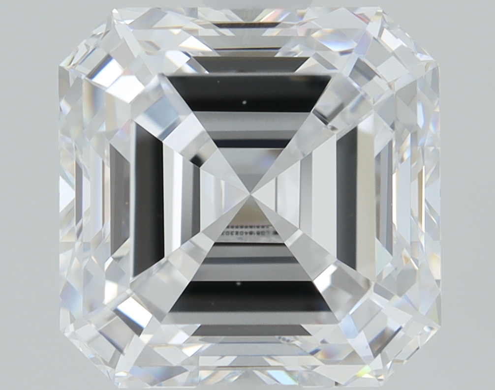 1.51 carat Asscher lab grown diamond, E color, VS1 clarity