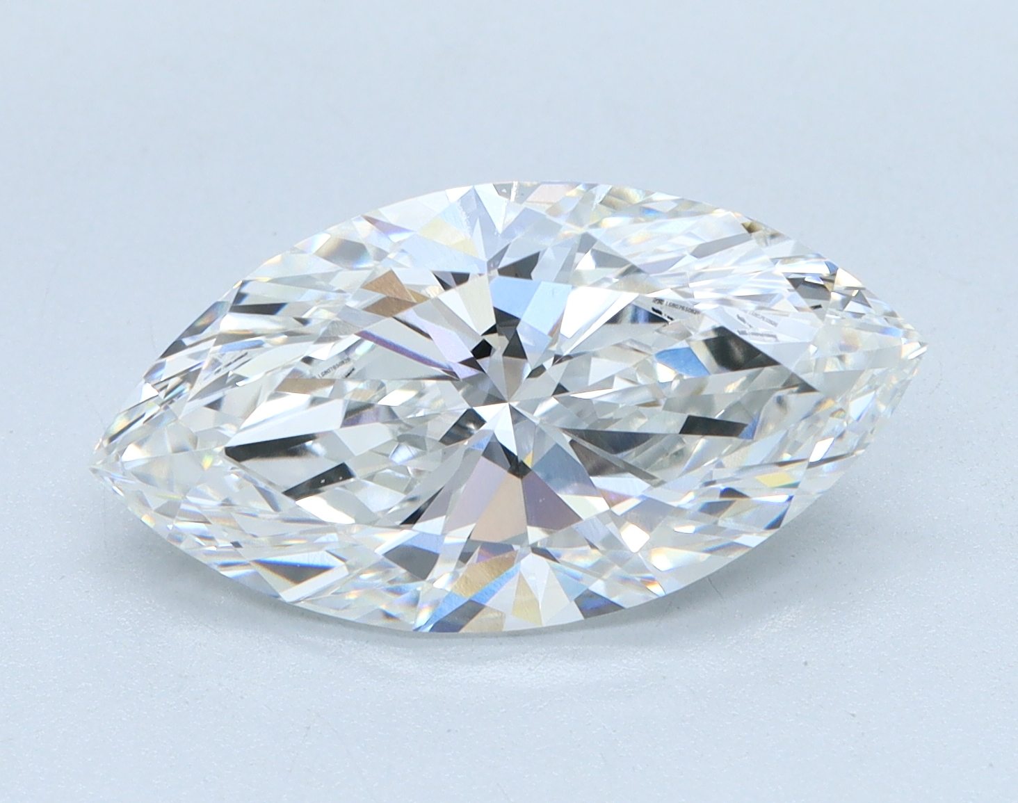 3.52 carat Marquise lab grown diamond, F color, VVS2 clarity