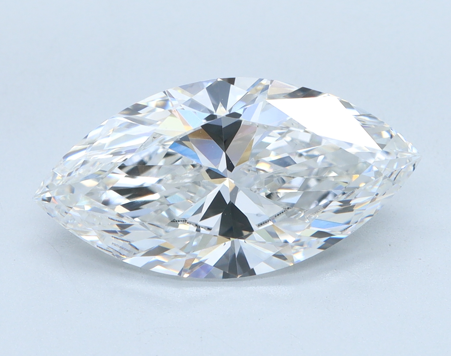 3.5 carat Marquise lab grown diamond, F color, VS1 clarity