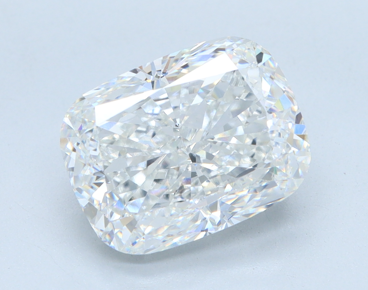 3.82 carat Cushion lab grown diamond, F color, VVS2 clarity