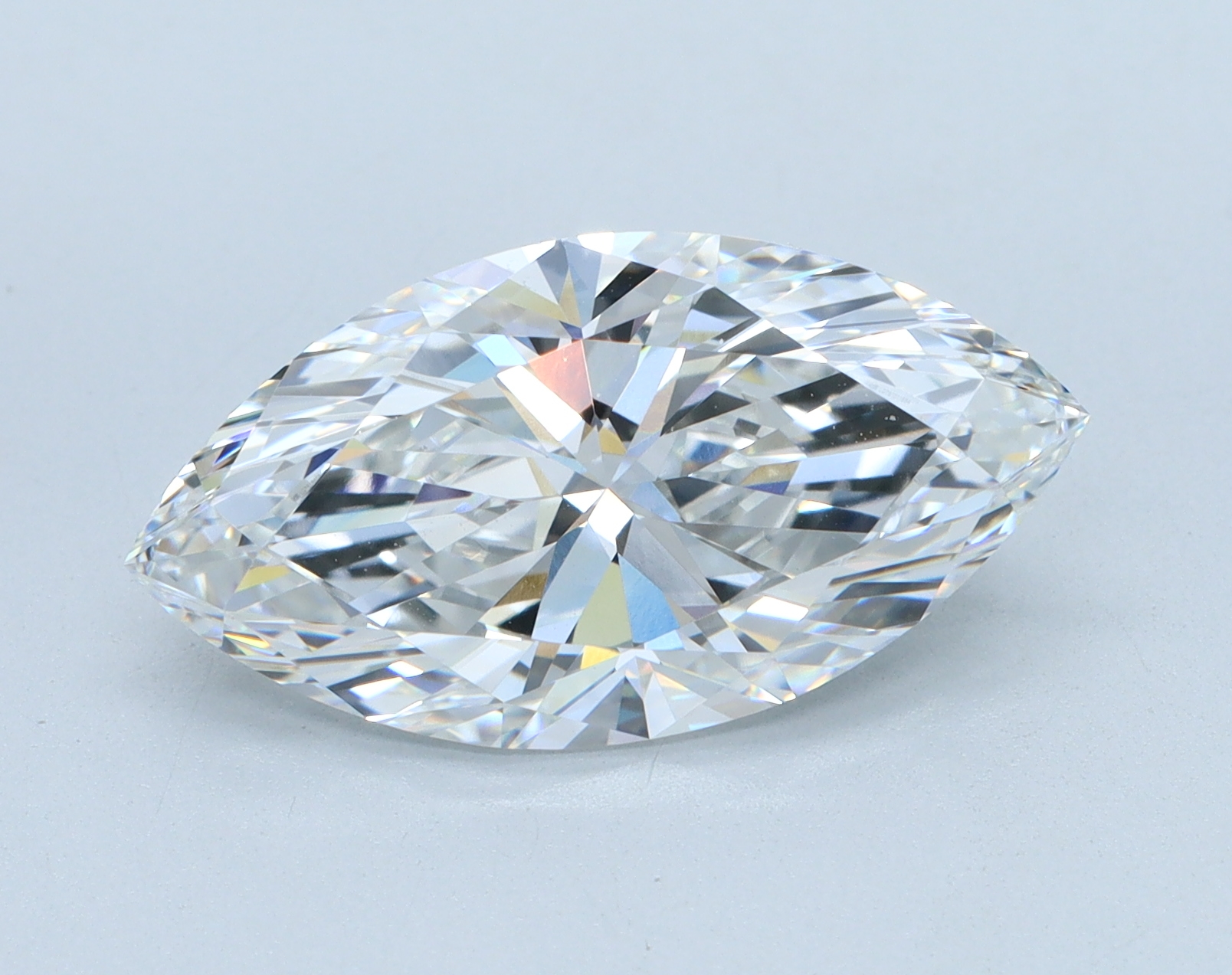 3.71 carat Marquise lab grown diamond, E color, VVS2 clarity
