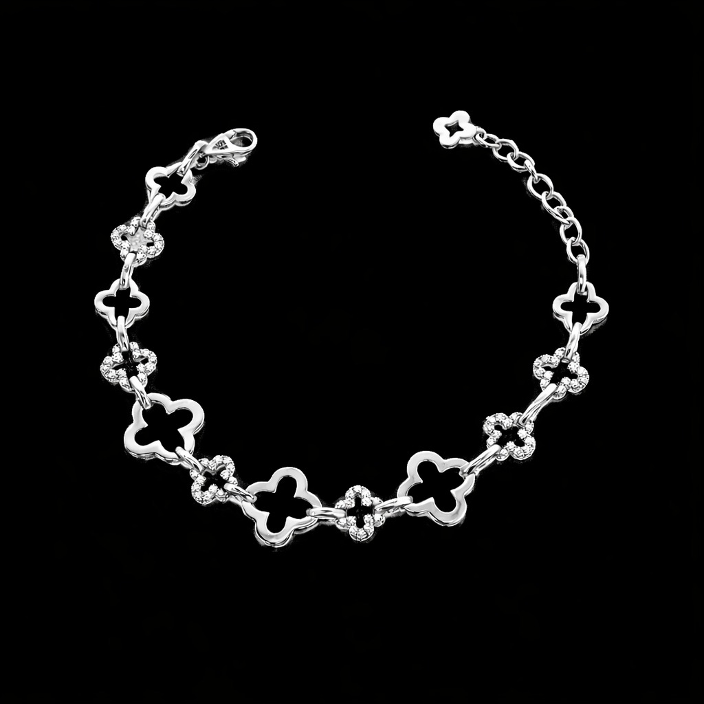 0.83ct Round Diamond Bracelet in 14k White Gold