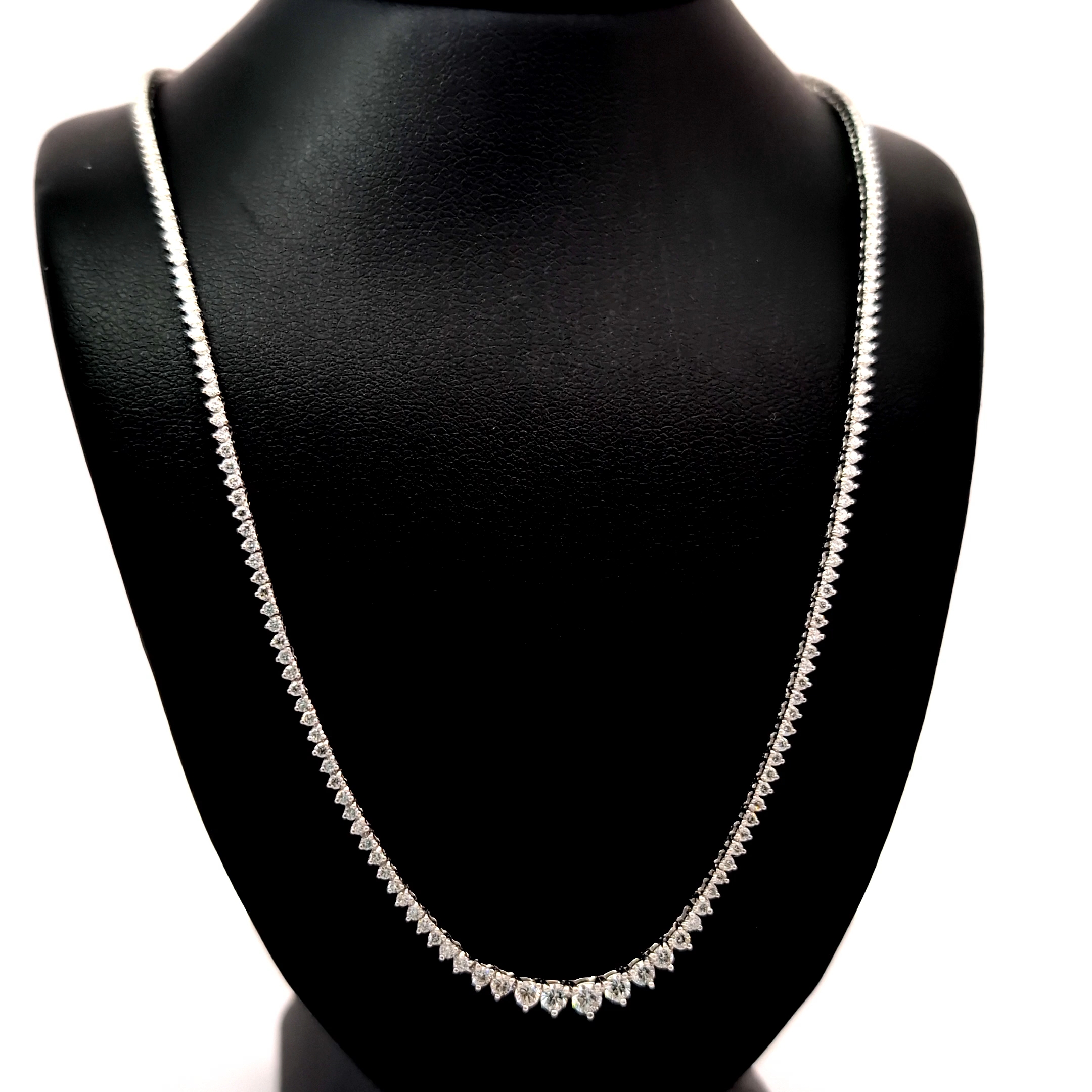 Round Riviera Necklace alternate view 1