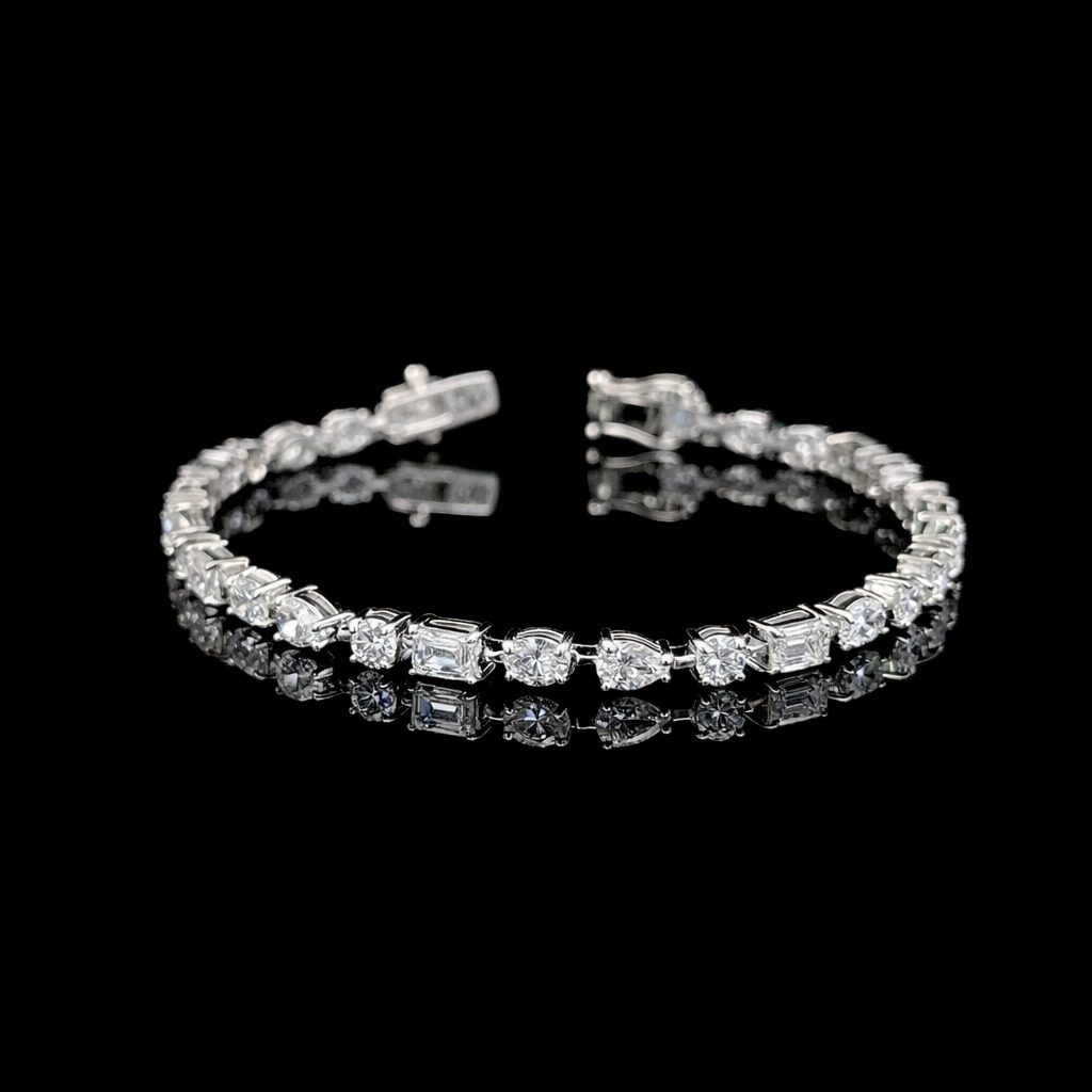 Multi Tennis Bracelet 7.5 carat Multi lab-grown diamond EFG color VS1 clarity stock TJ8042TBC