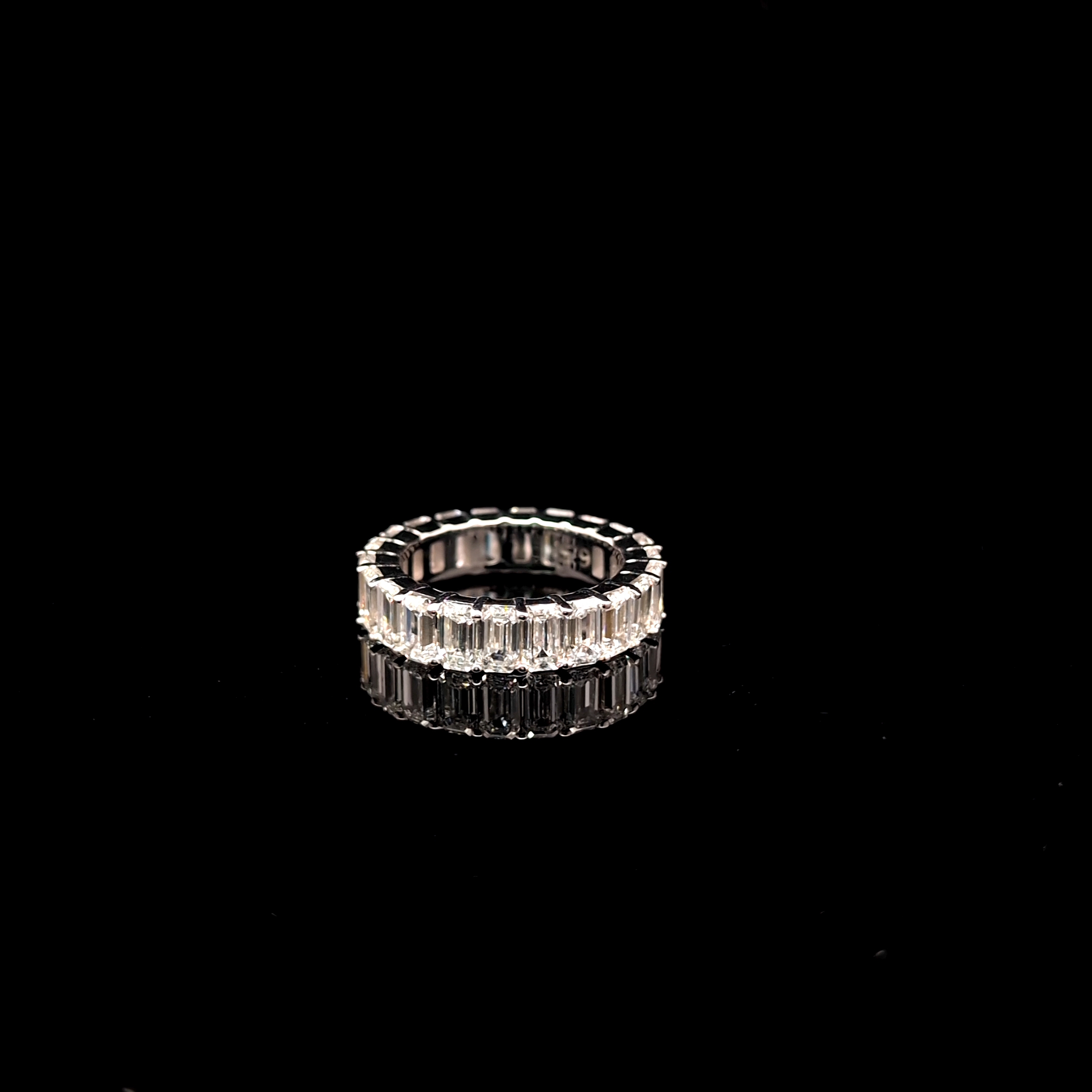 Emerald Eternity Ring alternate view 1