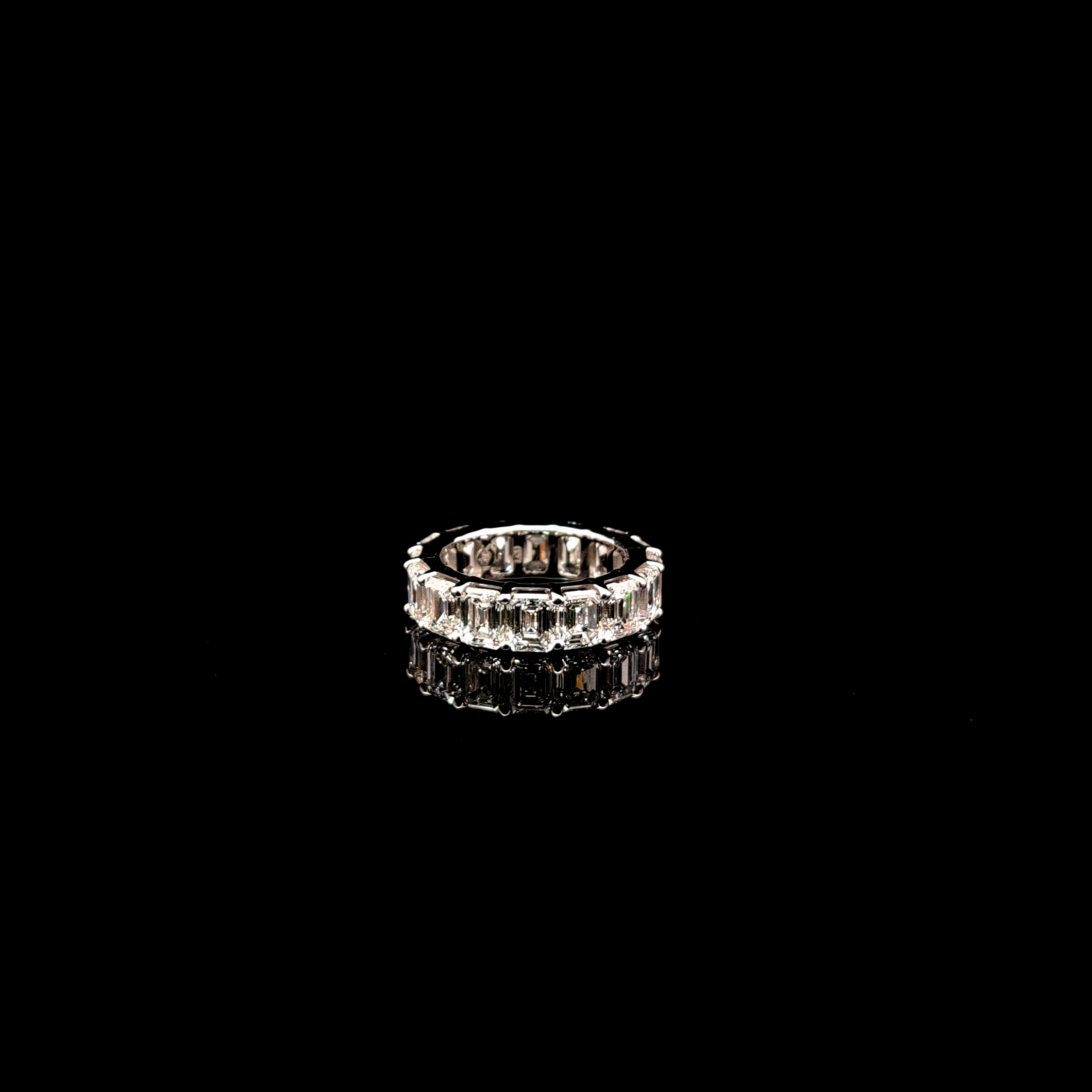 Emerald Eternity Ring alternate view 1