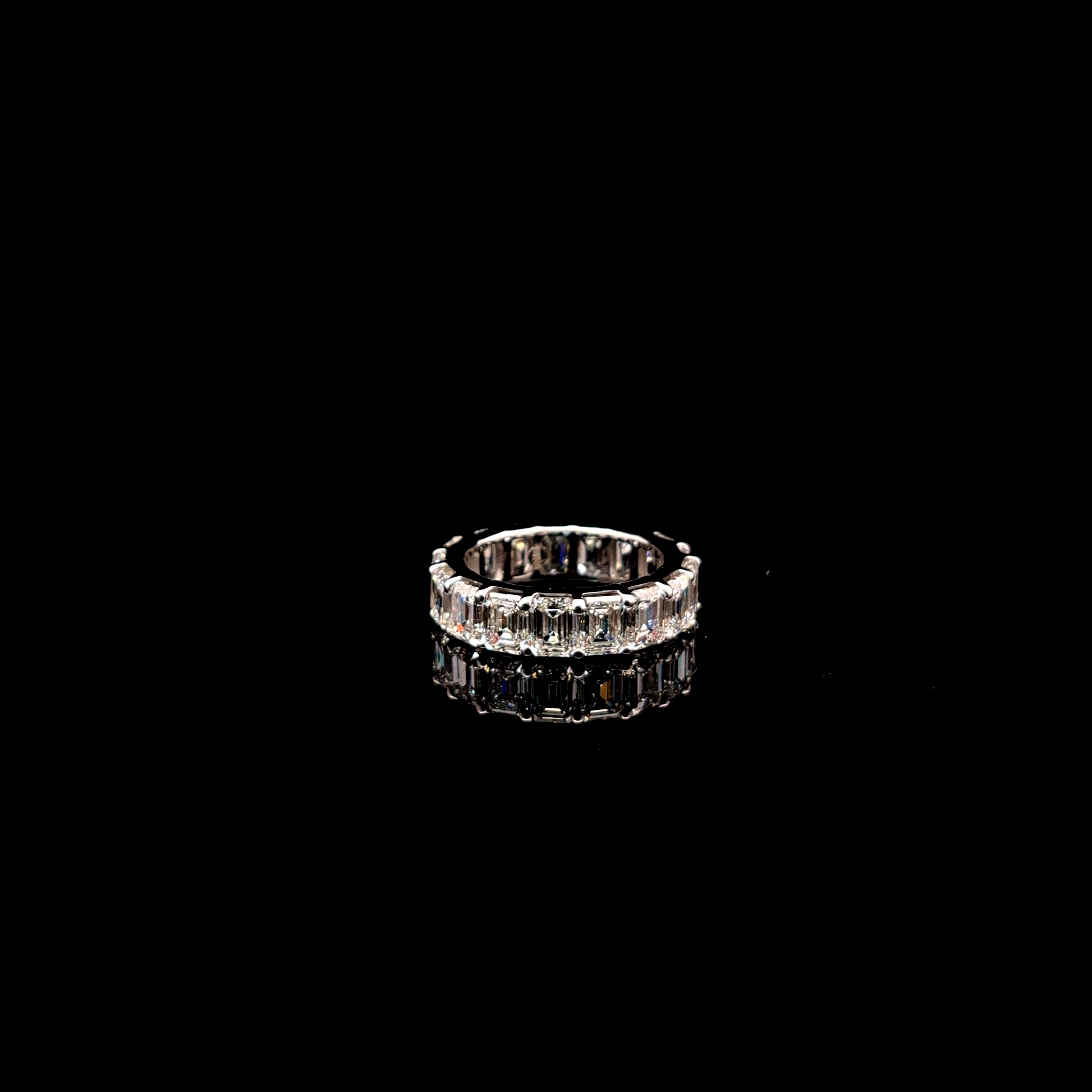Emerald Eternity Ring alternate view 1