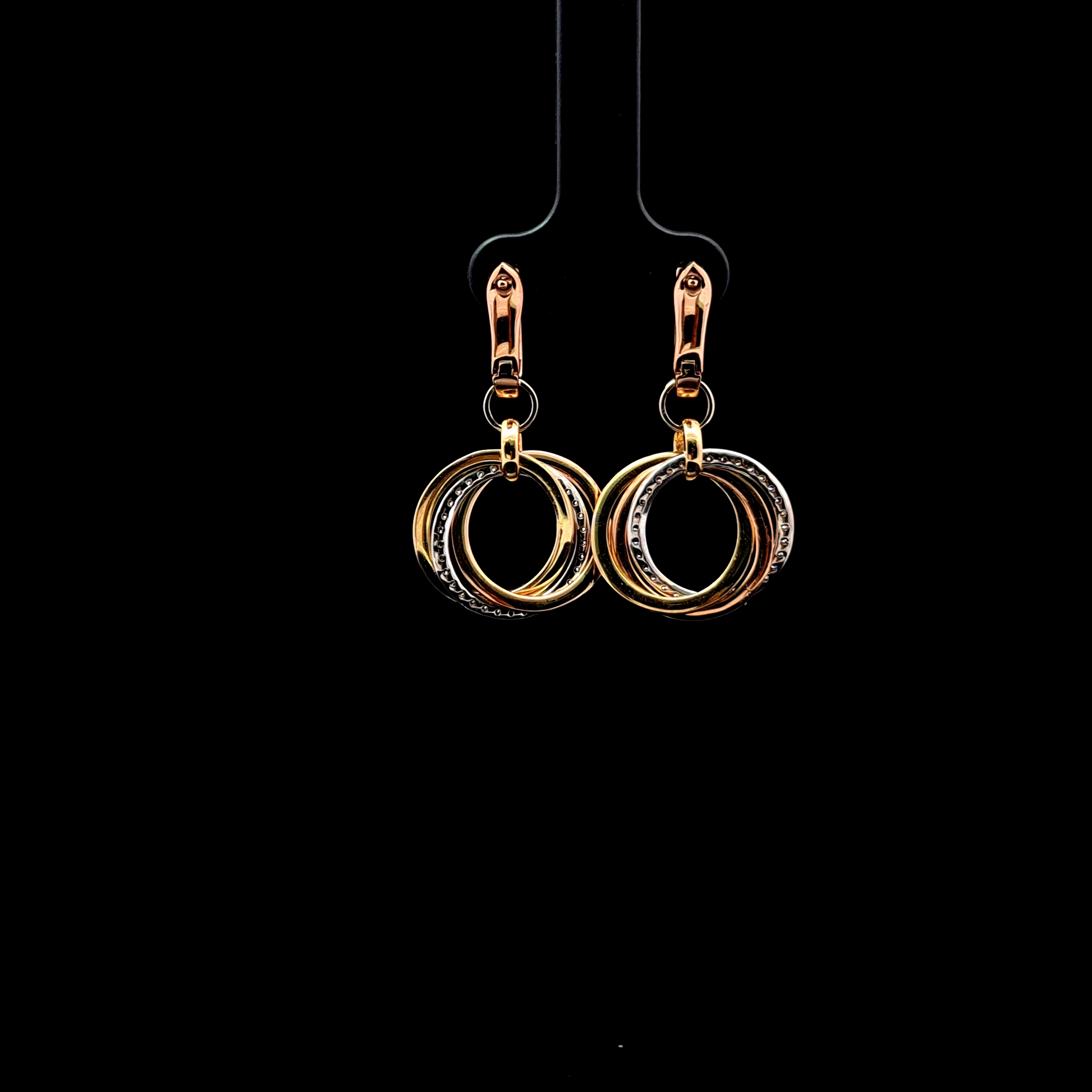 Round Fancy Earrings alternate view 1