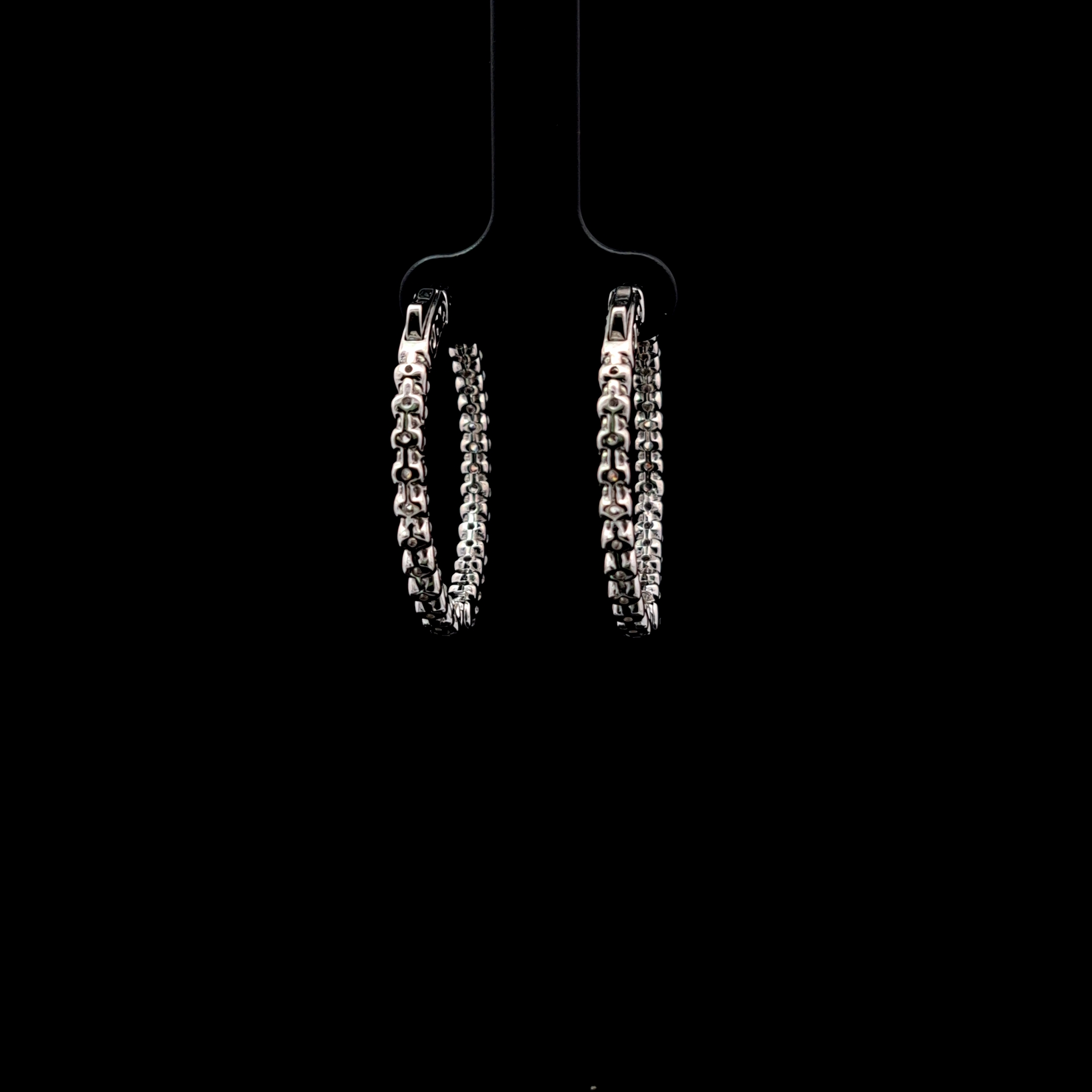 Round Hoops Earrings alternate view 1