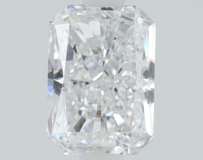 1.04 carat Radiant lab grown diamond, D color, VVS2 clarity