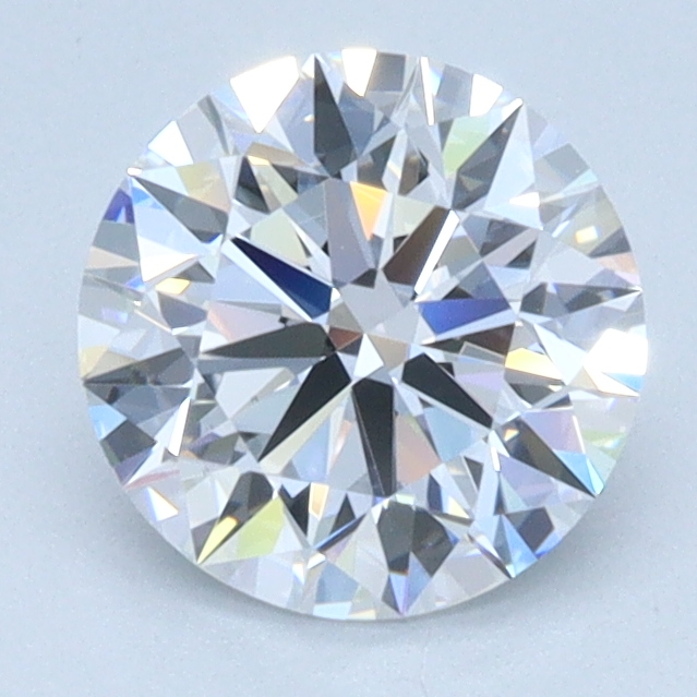 1.0 carat Round lab grown diamond, D color, VS2 clarity, Ideal cut