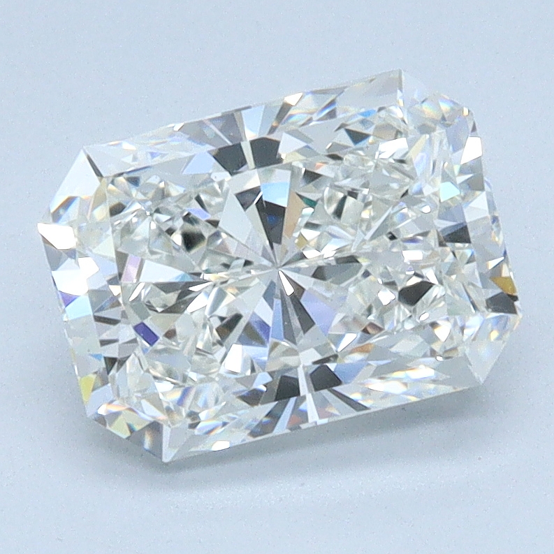 1.55 carat Radiant lab grown diamond, G color, VS1 clarity