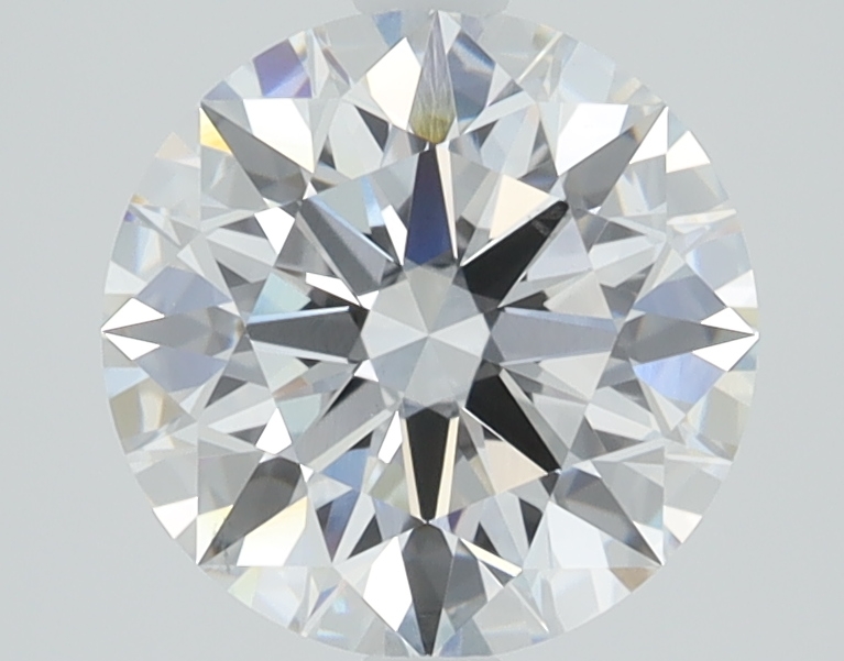 2.01 carat Round lab grown diamond, D color, VS1 clarity, Excellent cut